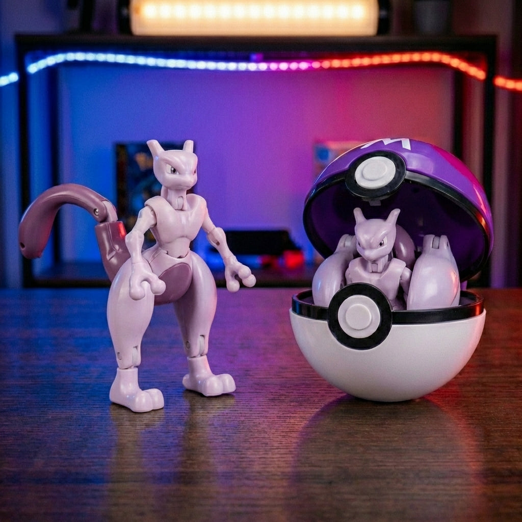 Transforming Action Figure & Poké Ball Set