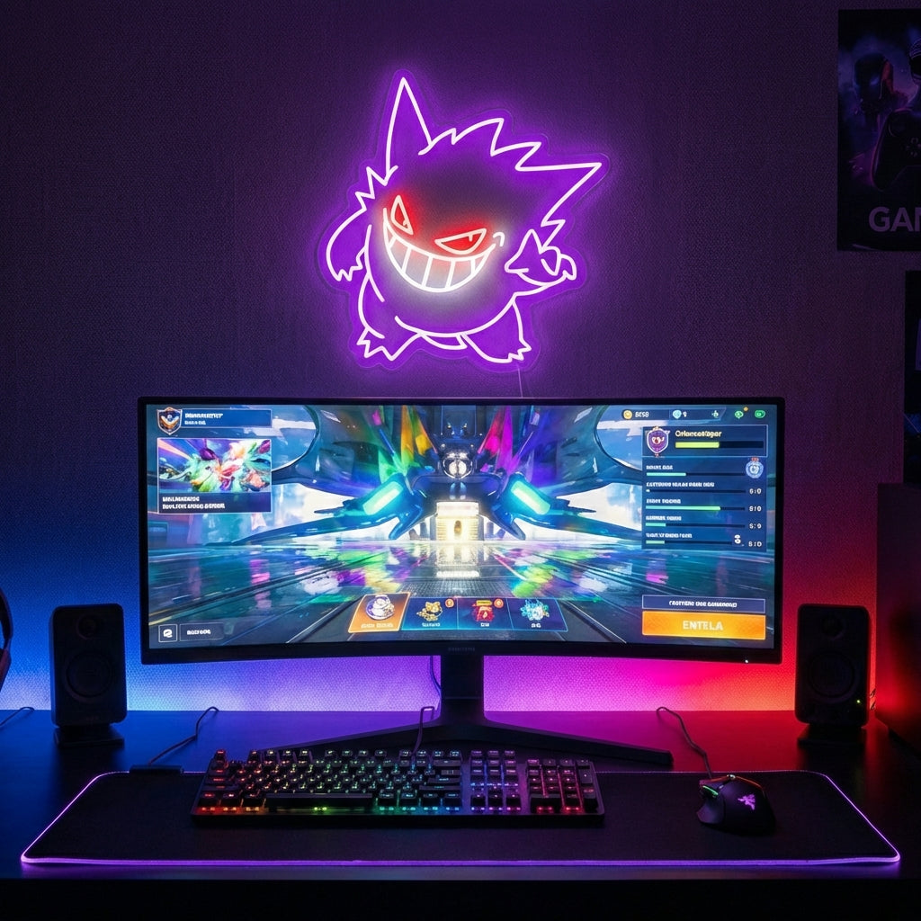 Gengar LED Neon Sign
